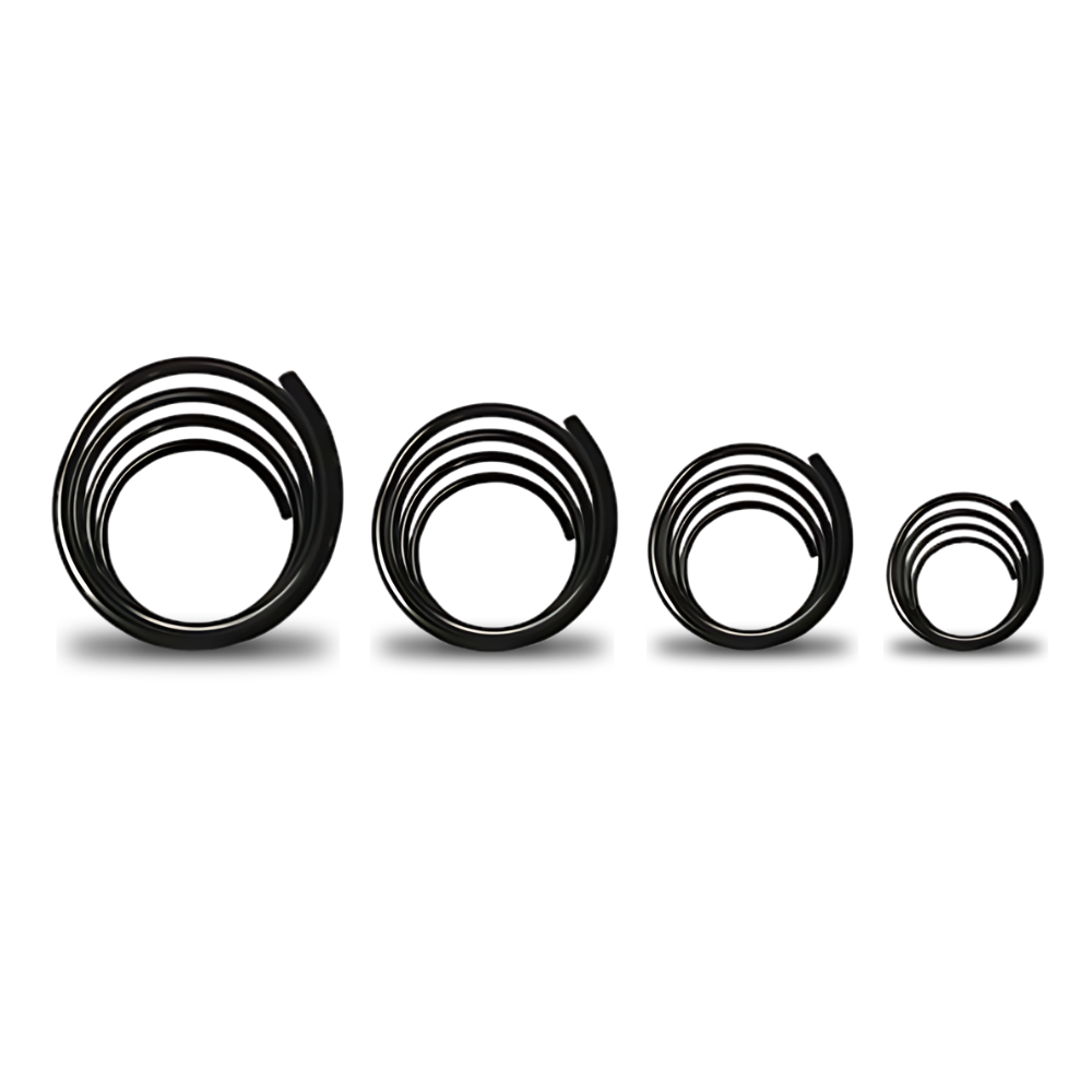 Espiral plástico para encuadernar 33 mm paquete x 20