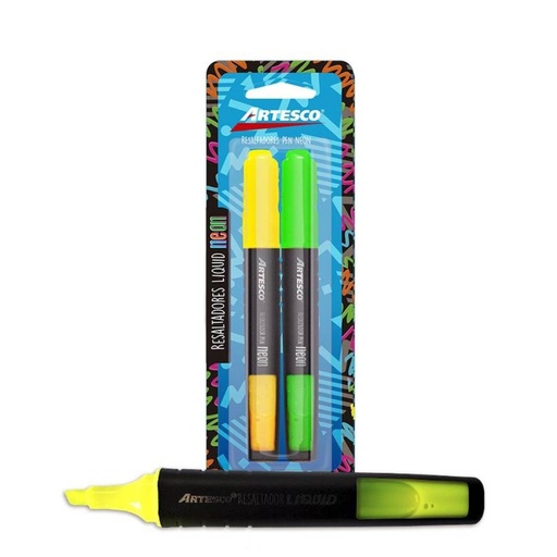 Resaltadores liquid Artesco Cx12