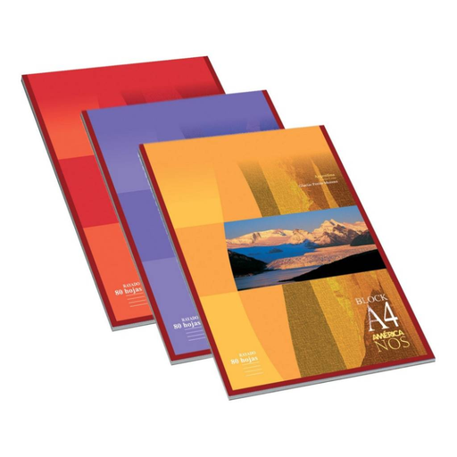 [BLA4] Block américa a4 80 hojas