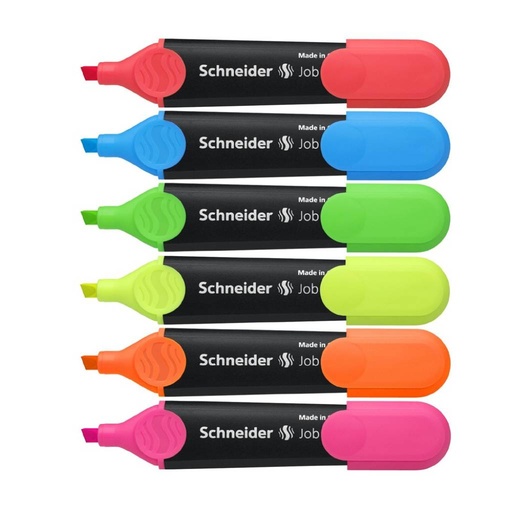 Resaltadores Schneider JOB estuche