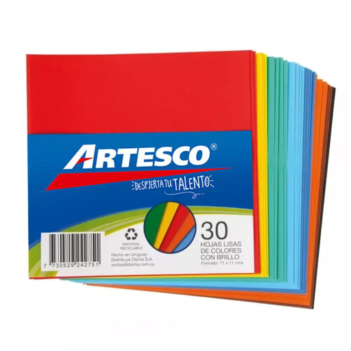 Papel glase Artesco surtidos 11x11