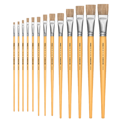 Pinceles chatos Artesco