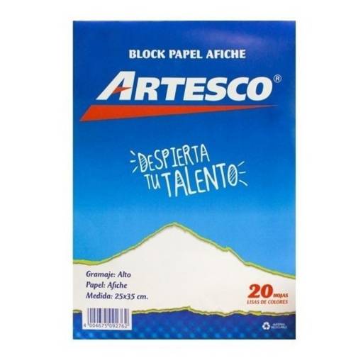 [Arteblo] Blocks Artesco afiche 1/8 W (25 x 35 cm) colores surtidos