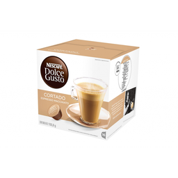 [W100263] Capsulas Nescafé Dolce Gusto cortado expresso macchiato Cx16 capsulas