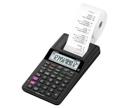 [hr-8] Calculadora CASIO mini impresora 12 dig