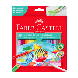 [lapfab48a] Lápices de color acuarelables Faber Castell caja x 48