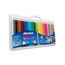 Lapices de Color Artesco triangulares x 48