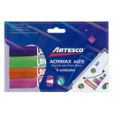 Marcadores de pizarra Artesco Acrimax estuche x 4 colores pastel