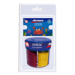 [A-16250101] Brillantina Artesco 6 col. 60 grs. (Blíster)