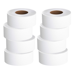 [W5112] Papel higiénico institucional ecológico blanco paquete x 8 rollos jumbo