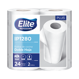 [W5115] Toalla de papel Elite paquete x 2 rollos de 120 paños - IP1280