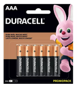 Pilas alcalinas Duracell Pack x 6 AAA