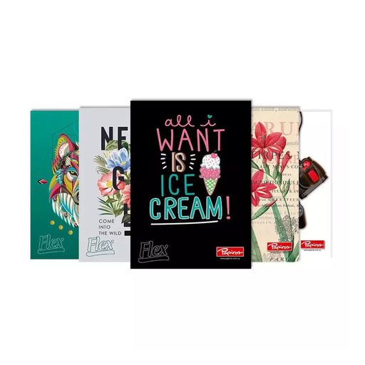 [696FLEX] Cuaderno rayado papiros flex 96 hojas