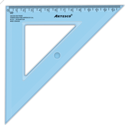 [A-esc4520] Escuadra técnica Artesco 45º 20 cm.