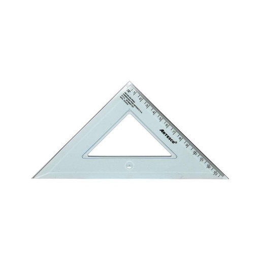 [A-esc45] Escuadra técnica Artesco 45º 30 cm