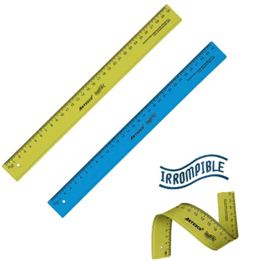 [16160001] Regla Artesco Colors Fun 30 cm