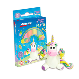 [9426304] Plastilina Artesco pastel estuche x6