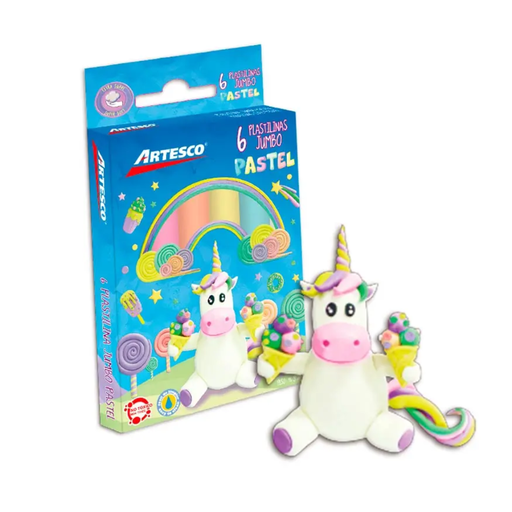 [9426304] Plastilina Artesco pastel estuche x 6