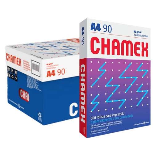 [CH90] Resma de papel para impresion A4 Chamex 90 g x 500 hojas
