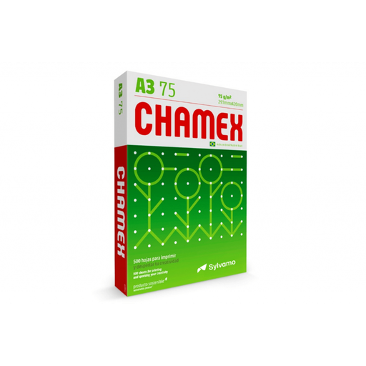 [CHA3] Resma de papel impresion A3 Chamex 75 g x 500 hojas