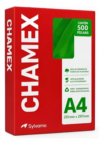 [CH] Resma de papel para impresion Chamex  A4 75 g 500 hojas