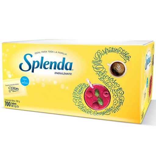 [W6591] Edulcorante splenda caja de 700 sticks