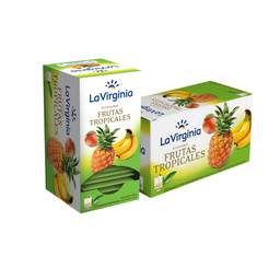 [W100459] Té La Virginia en saquitos x20 sabor frutas tropicales