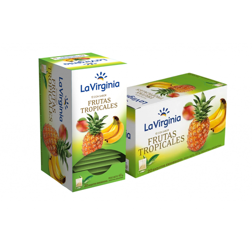 [W100459] Té La Virginia en saquitos x 20 sabor frutas tropicales