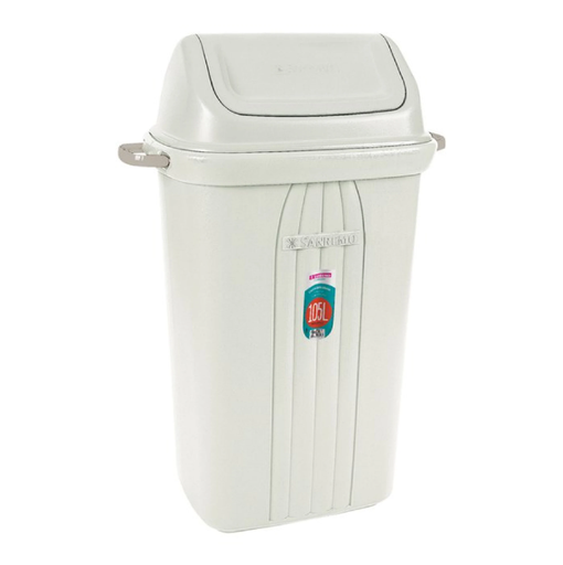[W105507] Basurero tapa vaivén extra grande 105 litros