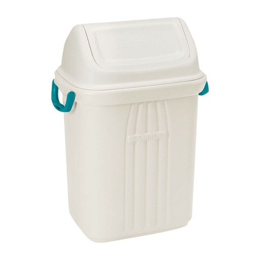 [W100505] Papelera con tapa vaiven capacidad 19 L