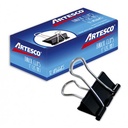 Aprieta papel doble clip Artesco caja x 12