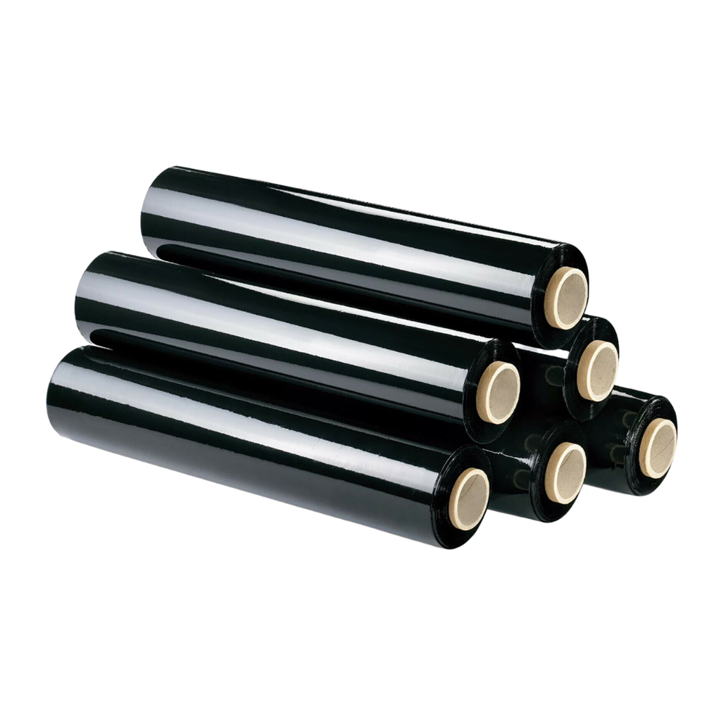 Film stretch para paletizar color negro 50 cm de ancho
