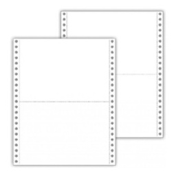 [10002] Papel fanfold liso 6x25 (C/6) cortado al medio 65 grs.