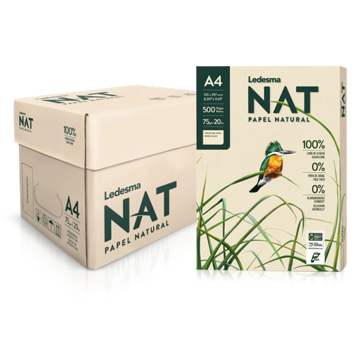[10152] Resma de papel impresion A4 Ledesma NAT 75 g x 500 hojas