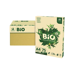 [10152-1] Resma de papel reciclado para impresion Bio ecologico A4 75 grs. x 500 hojas