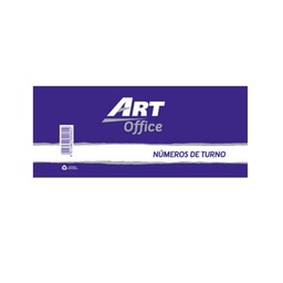 [5531] Ticket de Turno Doble Numerado ArtOffice