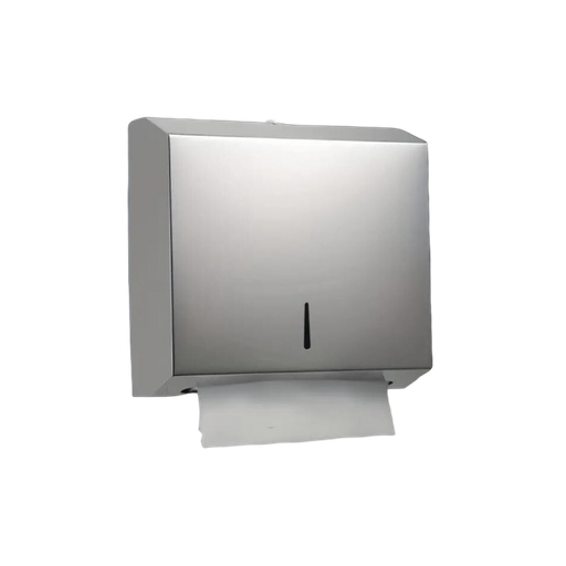 [VS-622SB] Dispensador metálico de pared para toalla intercalada color plata brillante