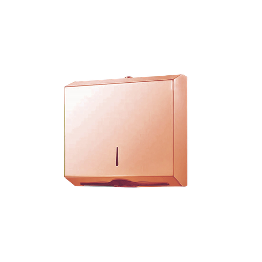 [VS-622RG] Dispensador metálico de pared para toalla intercalada color rosa oro