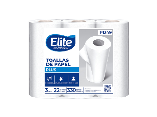 [ip1349] Toalla de cocina en rollo Elite IP 1349 paquete x 3