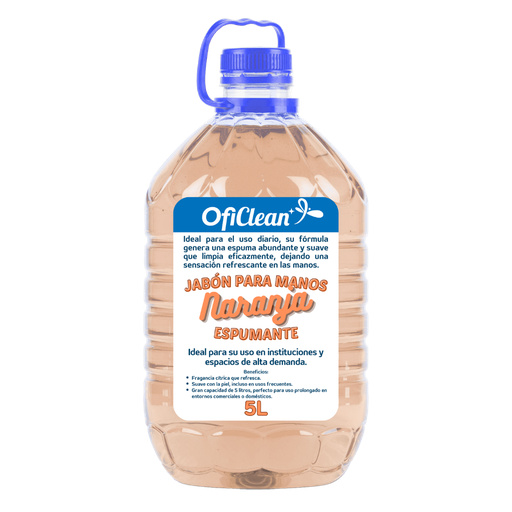 Jabón líquido Oficlean  para manos espumante 5Lt.