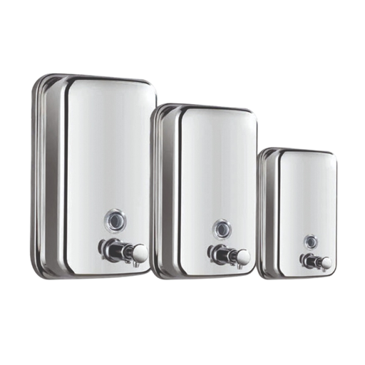 [VS-907A1] Dispensador metálico de pared para jabón líquido capacidad 1000 ml