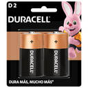 Pilas Duracell modelo D2 blíster x 2 unidades