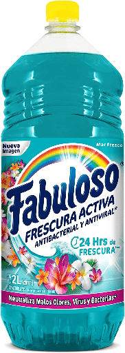 [W0753] Limpiador líquido Fabuloso 2 L mar fresco
