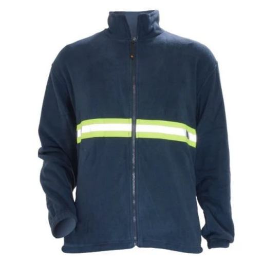 Campera polar con reflectivo unisex