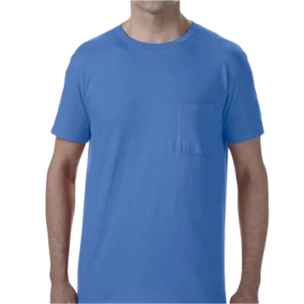Camiseta básica Gildan con bolsillo