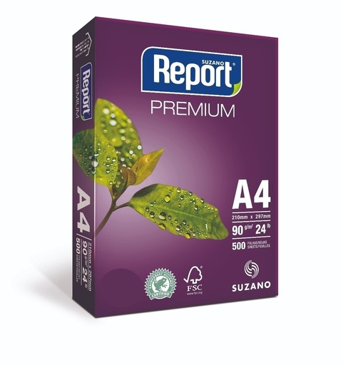 [W10199] Resma de papel impresion A4 Report, 500 hojas 90g