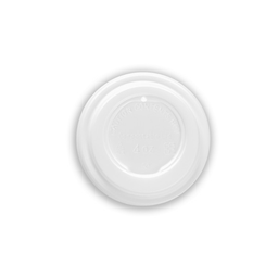 [VLID62-A1] Tapa plana blanca de 62 mm - vasos de 4 Oz (120 ml) Paquete x50