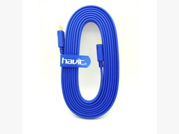 [HV-HDMI/HDMI-PL-3M] CABLE HAVIT 3M HDMI CABLE STANDARD PARA TV HD PLANO