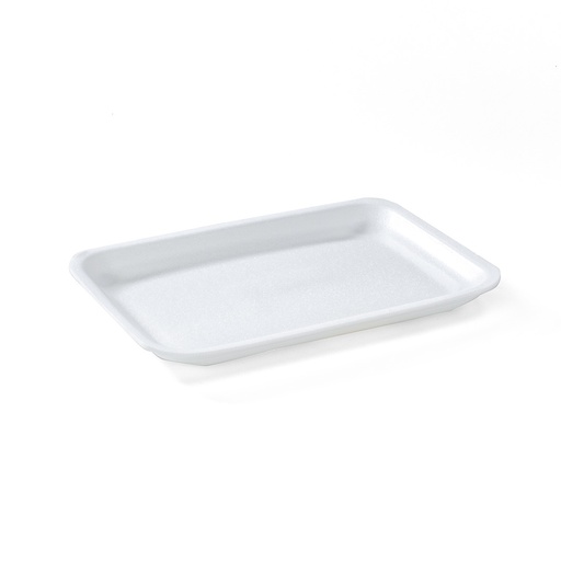 [W0121] Bandeja de espuma blanca 21 x 15 cm (funda x 400)