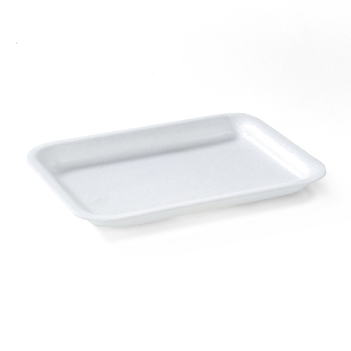 [W0120] Bandeja de espuma blanca 19 x 14 cm (funda x 400)